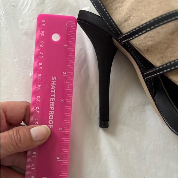 NWOT Zara Saldi Black High-Heeled Sandals Sleek Straps SZ 5 - Picture 13 of 16